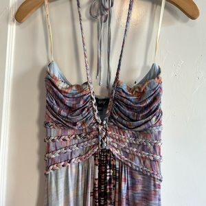 SKY maxi halter dress